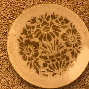 Antique Mid Century Modern Redwing ‘Damask’ Plates